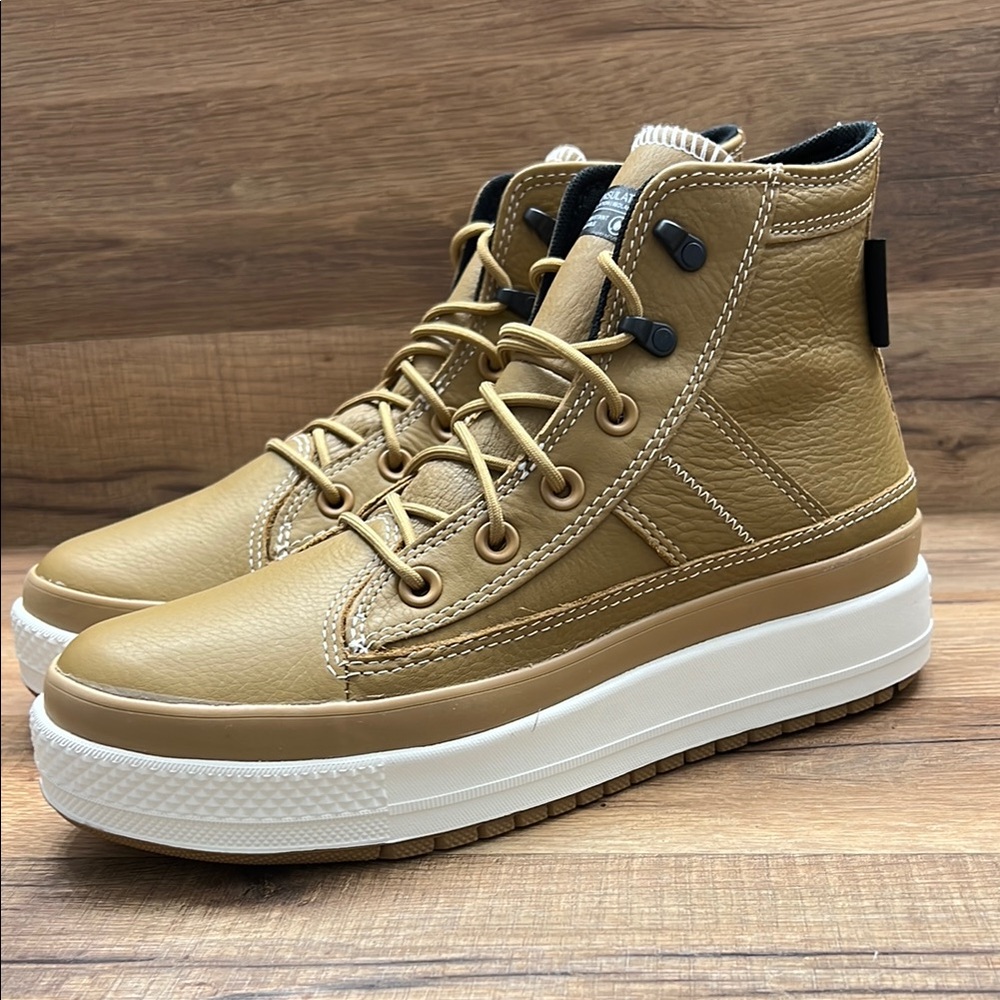 Converse Tan High-Top Sneakers - Picture 2 of 11